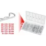 KS Tools assortimento di coppiglie elastiche, 1,8x33 - 3,9x75 mm, 150 pezzi, 970.0060