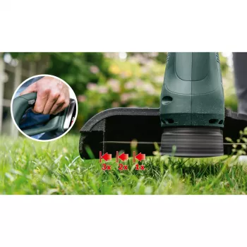 Tagliabordi a batteria EasyGrassCut 18-260, 18 Volt (verde/nero, 2 batterie agli ioni di litio 2,0Ah, POWER FOR ALL ALLIANCE)