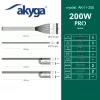 Alimentatore Flex-ATX Akyga AK-I1-200 200 W, PFC passivo, ventola 40 mm, grigio