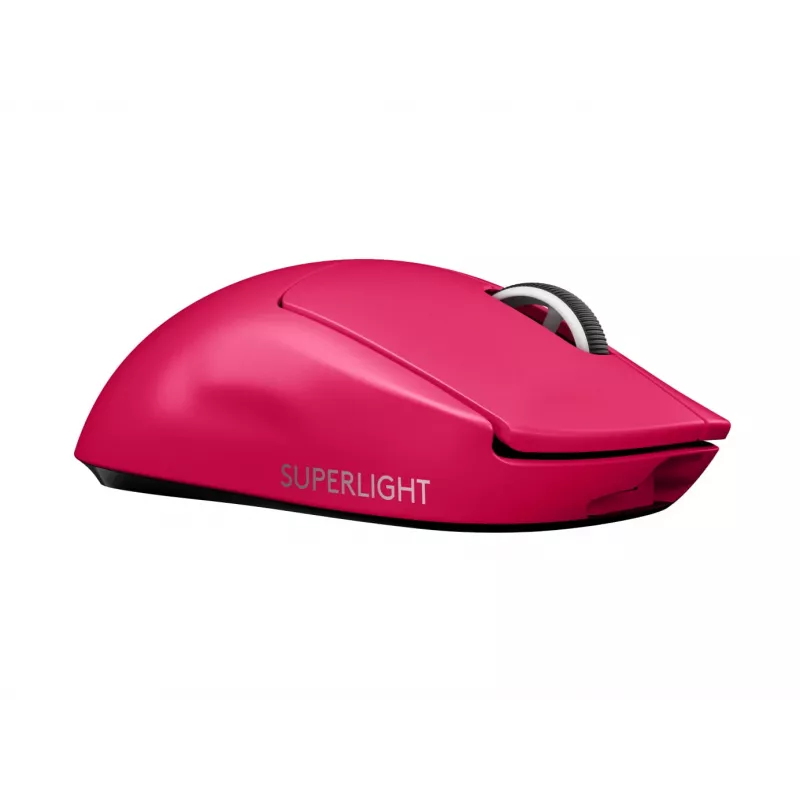 Logitech PRO X SUPERLIGHT mouse wireless magenta mouse (910-005957)