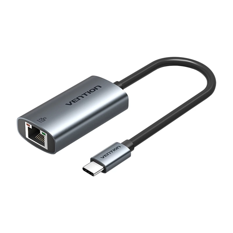 Adattatore Vention CFP USB Type-C su Gigabit Ethernet 1000 Mbit/s, grigio