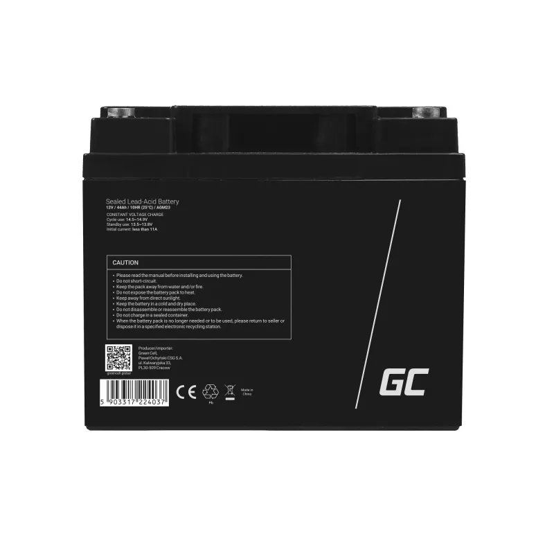 Green Cell AGM23 batteria per UPS piombo-acido AGM (VRLA) 12 V 44 Ah