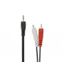 Cavo audio 3,5 mm maschio su 2 x connettori RCA maschio SBOX