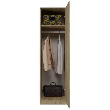 Armadio Topeshop SD-50 SON KPL 5 ripiani 1 anta rovere
