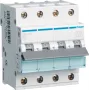 Hager MBN416. Corrente nominale: 16 A. Tipo: tipo B, numero di moduli (max.): 4 moduli. Larghezza: 70 mm, profondità: 70 mm, altezza: 83 mm (MBN416)