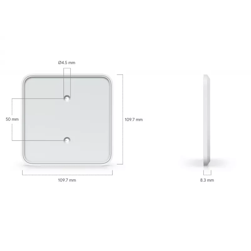 Ubiquiti UACC-FM-16CM staffa a parete magnetica flottante per UniFi Express 7, 16 cm
