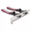 Scheda Mini PCIe DeLOCK Full-Size a 2 x seriale RS-232 D-Sub 9 poli