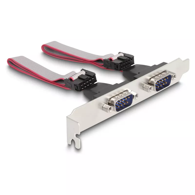 Scheda Mini PCIe DeLOCK Full-Size a 2 x seriale RS-232 D-Sub 9 poli