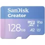 SanDisk Creator - scheda di memoria flash (adattatore microSDXC-a-SD incluso)