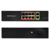 Switch di rete QOLTEC Fast Ethernet PoE 8xRJ45 con 2xRJ45 uplink