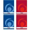 Quaderno Herlitz 10834117 A4 80 fogli rosso
