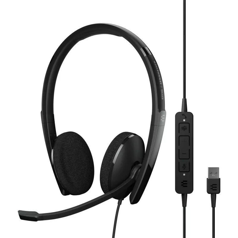 Cuffia con microfono EPOS | SENNHEISER ADAPT 160T USB II con filo ufficio/call center USB Type-A nero