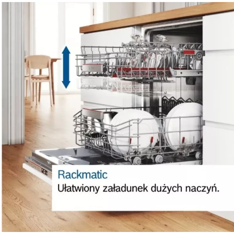 Lavastoviglie da incasso Bosch SMV25AX07F, 12 coperti, 46 dB, 60 cm completamente integrata
