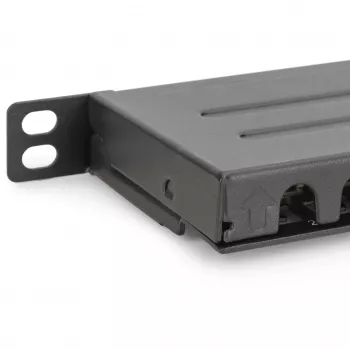 Patch Panel Digitus CAT 6 Class E High Density schermato nero