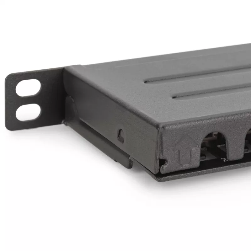 Patch Panel Digitus CAT 6 Class E High Density schermato nero
