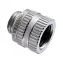 Raccordo a compressione dritto PHANTEKS Glacier M-F G1/4 cromato girevole — PH-RA_CR_MF