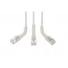 Cavo patch pieghevole Digitus CAT 6A F-FTP, rame, 5 m, grigio, 10 pezzi