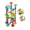 Set di costruzione pista a biglie Ascato modello 117607 — 78 pezzi, pista modulare per biglie