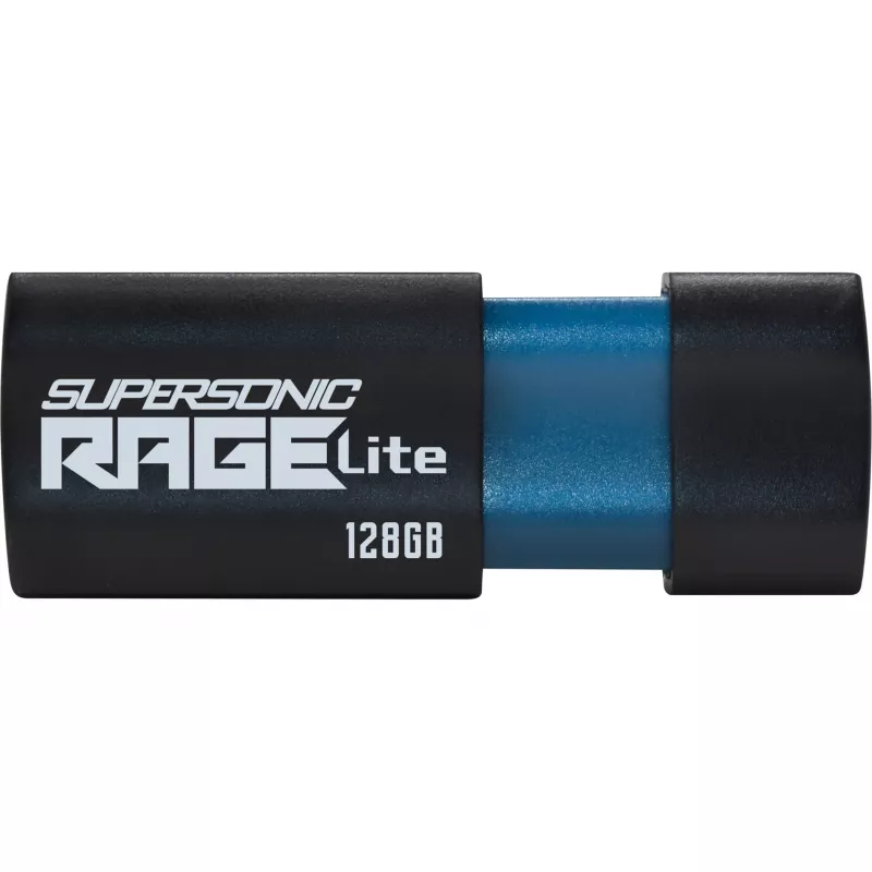 Chiavetta USB PATRIOT Supersonic Rage Lite 128 GB USB Type-A 3.2 Gen 1, 180 MB/s, blu/nero