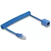 Cavo di rete DeLOCK 90364 RJ-45 Cat6 0,75 m blu