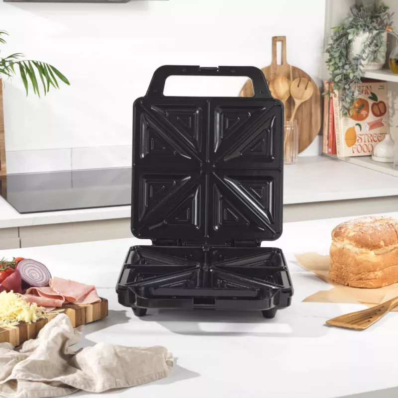 Salter EK6538VDE Tostiera per sandwich 4 fette