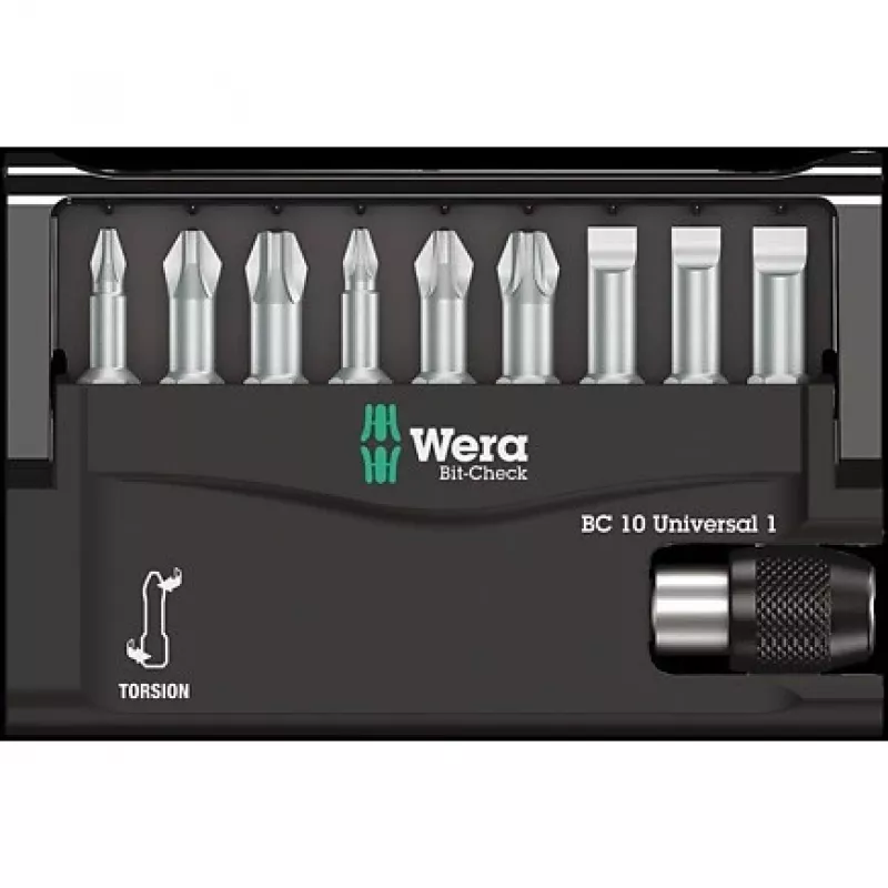 Set di punte per cacciavite Wera 05056161001 9 pezzi