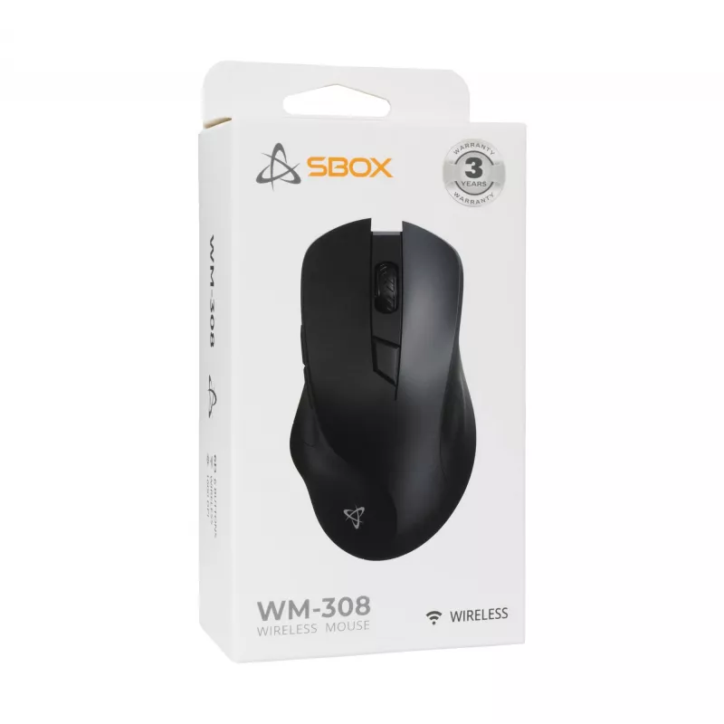 Mouse Sbox WM-308 nero USB