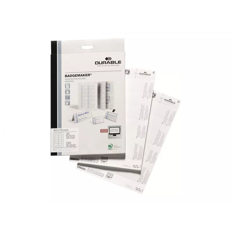 Inserto portanome Durable 1453-02