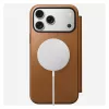 Custodia folio per cellulare Nomad Modern Leather Folio per iPhone 17 Pro Max – Tan, per schermi fino a 17,5 cm (6,9 pollici), 4 scomparti per carte
