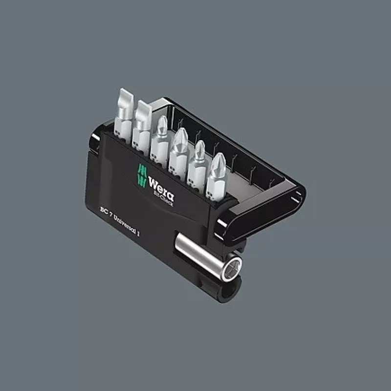 Wera Bit-Check 7 Universal 1 set di inserti 05056295001, 7 pz.