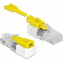 Delock 85334 set di bloccaporte RJ45, 5 pz, bianco/giallo