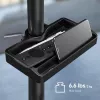 Mensola ONKRON A35, plastica ABS nera, 190×105 mm, 160 g