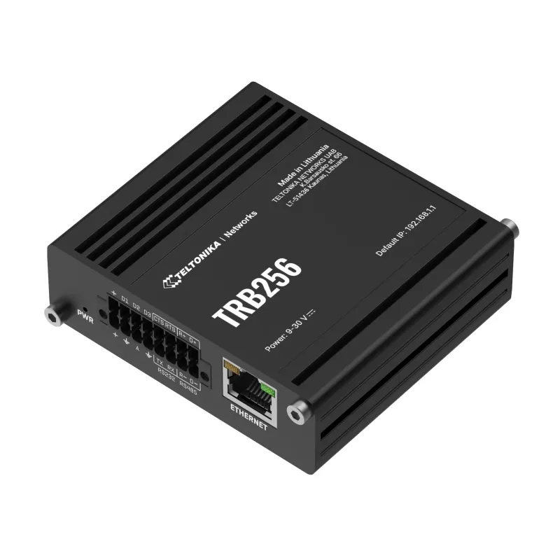 Router LTE M1/NB-IoT | TRB256 | 10/100 Mbit/s | Ethernet LAN (RJ-45) 1 porta | Supporto mesh No | MU-MiMO No | 4G