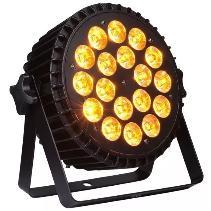 LIGHT4ME ALU QUAD PAR 18x6W RGBW - faretto da palco