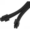 SilverStone SST-PP07E-EPS8B cavo di prolunga EPS 8 pin a EPS/ATX 4+4 pin, 30 cm, nero