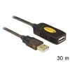 Cavo USB DeLOCK 30 m USB2.0 USB A nero