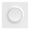 Interruttore smart ZigBee a due canali da parete Sonoff MINI-ZB2GS-E per due circuiti, compatibile con montaggio da incasso/guida DIN