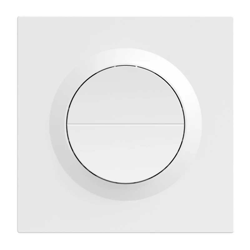 Interruttore smart ZigBee a due canali da parete Sonoff MINI-ZB2GS-E per due circuiti, compatibile con montaggio da incasso/guida DIN