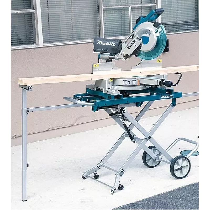 Makita WST05 Supporto per troncatrici e seghe a mitra 4 gambe blu, grigio