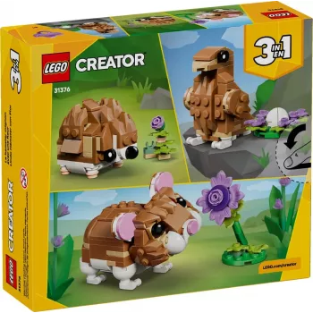 LEGO CREATOR 3 IN 1 31376 Criceto carino con fiore