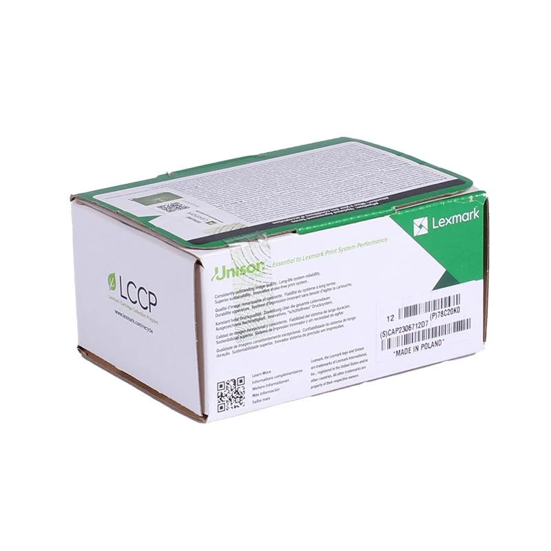 Cartuccia toner Lexmark 78C20K0 1 pz. originale nero