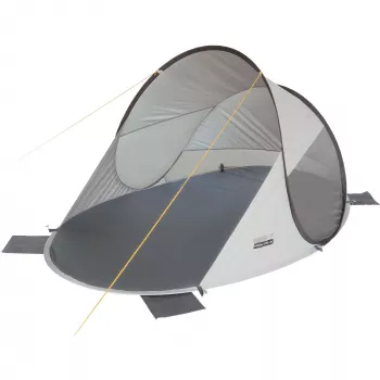 Tenda a cupola/igloo High Peak Calobra 80 — grigio, 2000×1200×900 mm, fondo in poliestere, pali in fibra di vetro