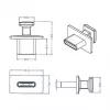 Tappo di protezione per connettore femmina USB Type-C DeLOCK 64015