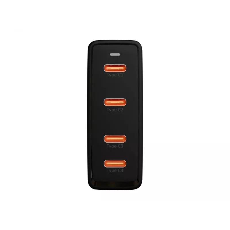 BLOW 4xUSB-C PD 100W GaN caricabatterie da parete, nero