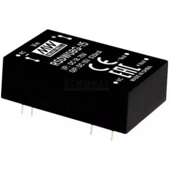 Alimentatore/convertitore mean well RDDW08F-05, uscita 5 V, 8 W, 0,8 A