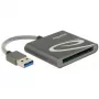 Lettore di schede DeLOCK 91525 USB 3.2 Gen 1 grigio