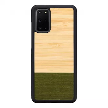 Custodia per cellulare Man and Wood per Samsung Galaxy S20+ – bambù, forest nero