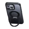 Custodia protettiva con MagSafe McDodo PC-4933 per iPhone 16 Pro Max con supporto integrato, nero