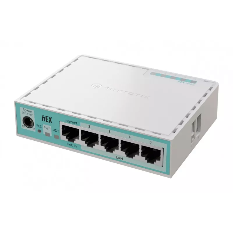 Router con filo Mikrotik hEX Gigabit Ethernet bianco