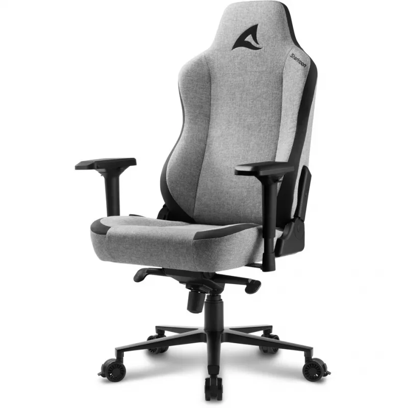 Sedia da gaming Sharkoon SKILLER SGS40 rivestimento in tessuto schienale grigio